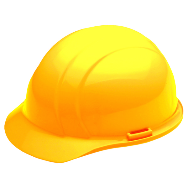 Helmet, Safety - Yellow - Cap-style